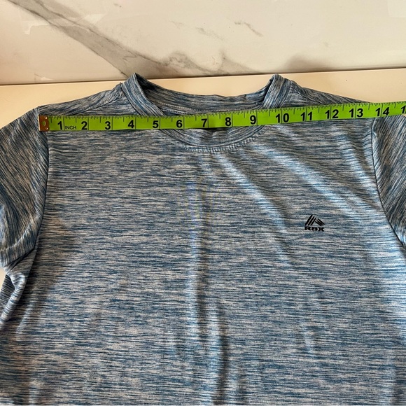 RBX Heathered Blue Short Sleeve Tee - Picture 9 of 15